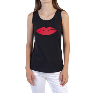 BODYISM BLACK, RED T-SHIRT | WOMENS SIZE M